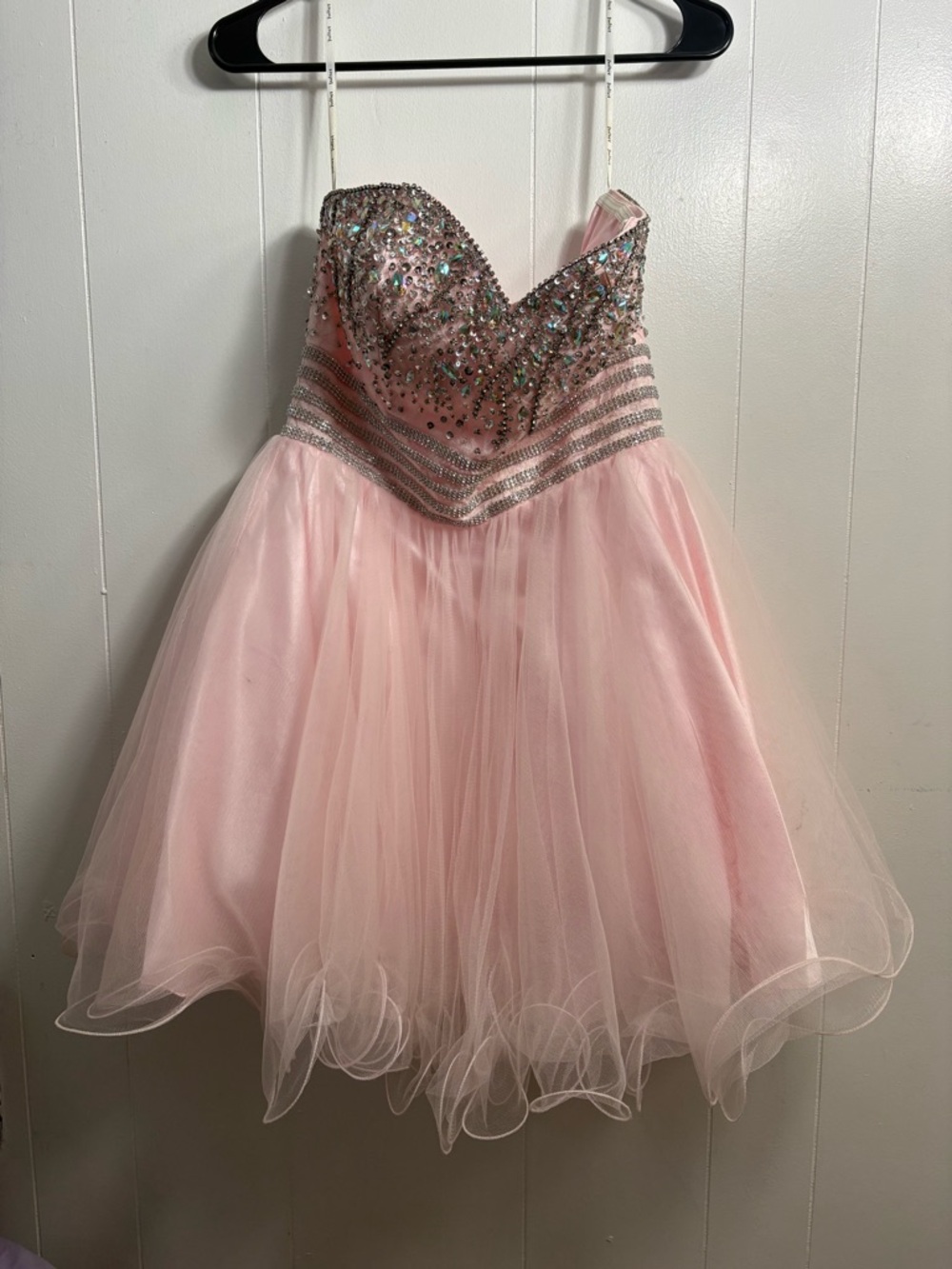 Sparkling Pink Tulle Party Dress for Girls